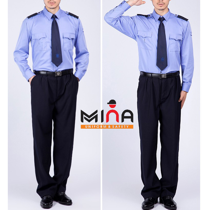 Áo đồng phục bảo vệ may sẵn giá rẻ tại Hà Nội